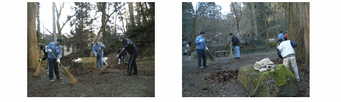 Photo : Kamoyama Park Group Cleanup Activity