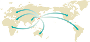 Image : Overseas Sales and Service Network